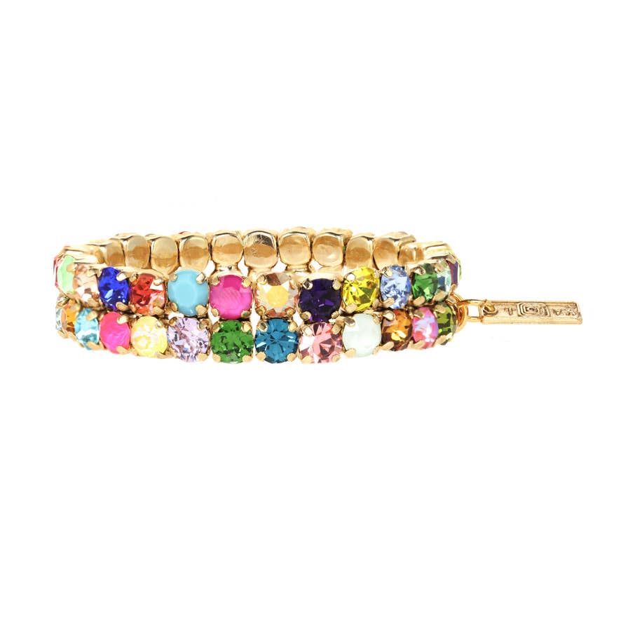 Olivia 2 Strand Mini Stretch Bracelet