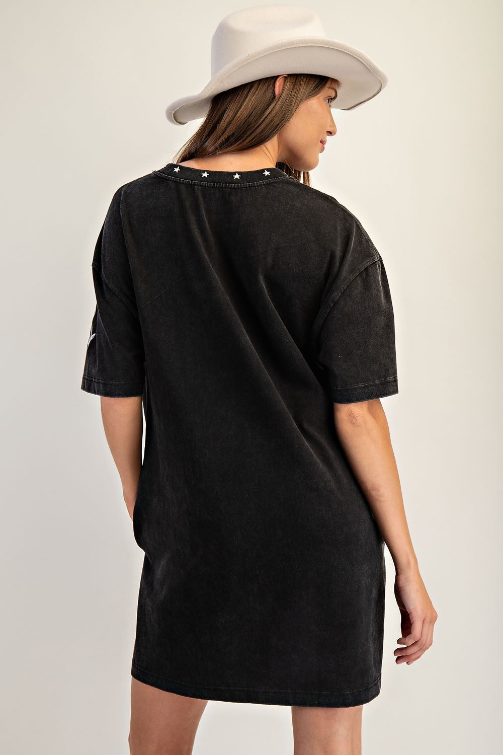 Western Print Tshirt Dress