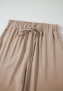 Taupe Wide Leg Set