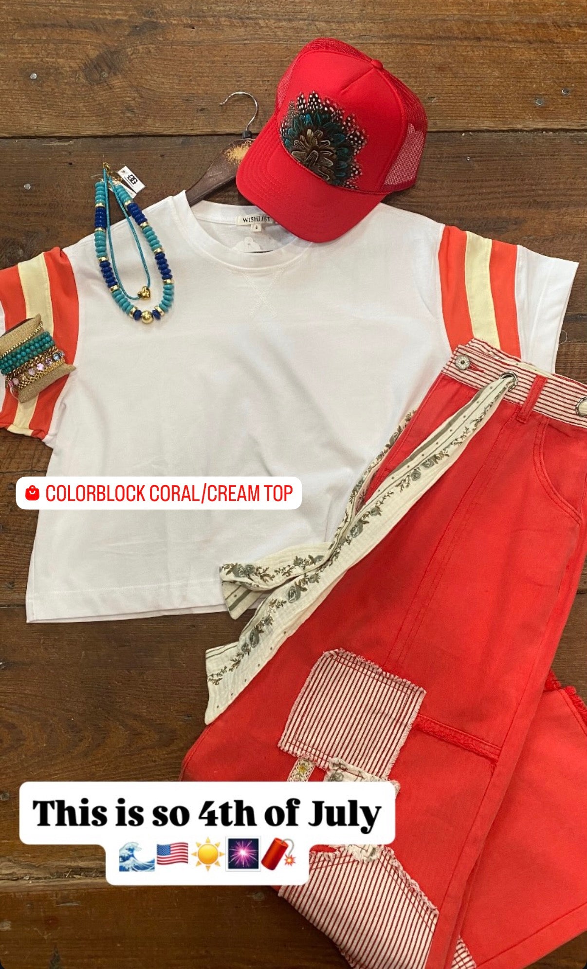 Red Patch pants