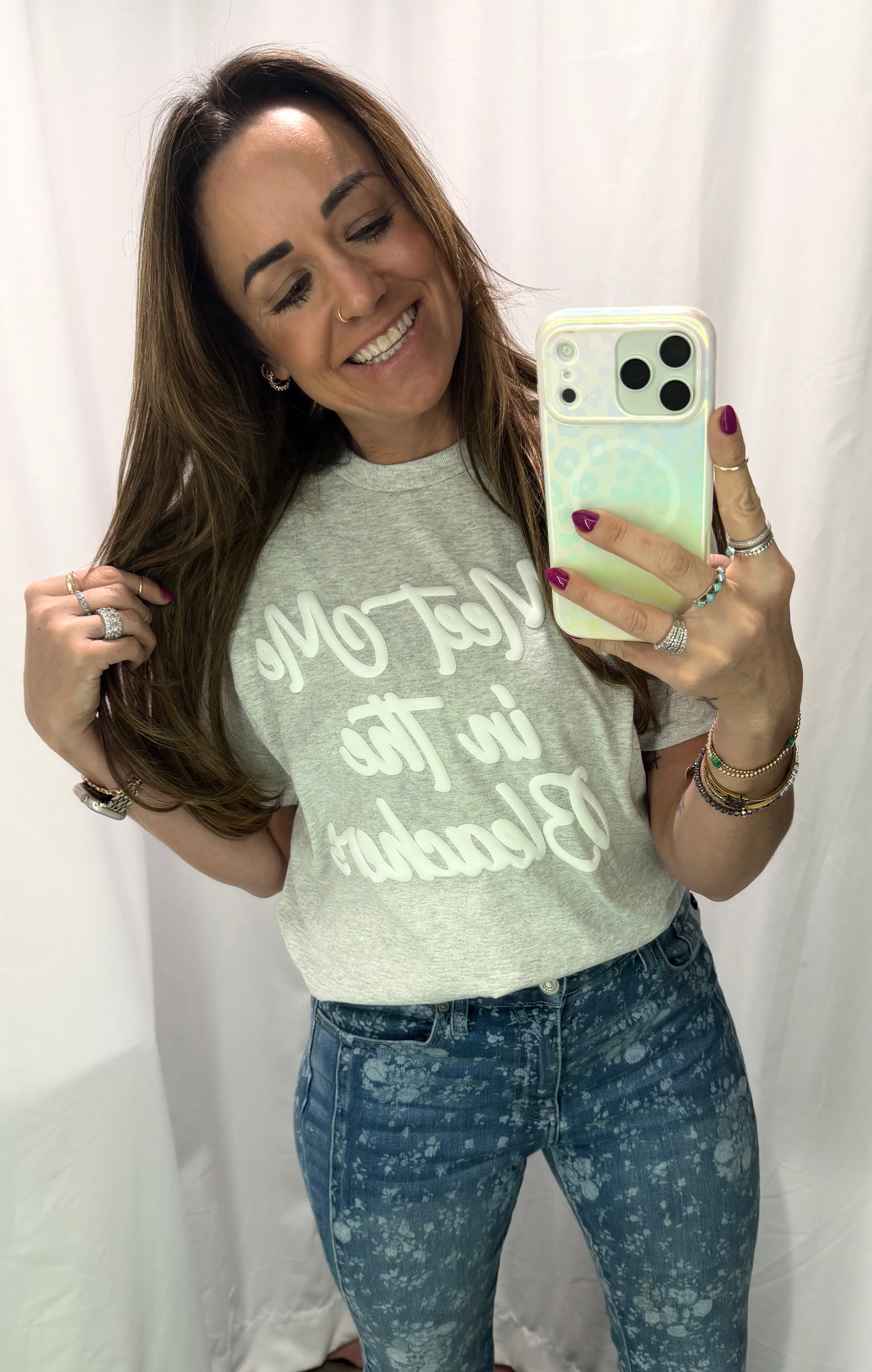  Meet Me in the Bleachers Puff Tee