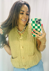 Chunky sweater vest
