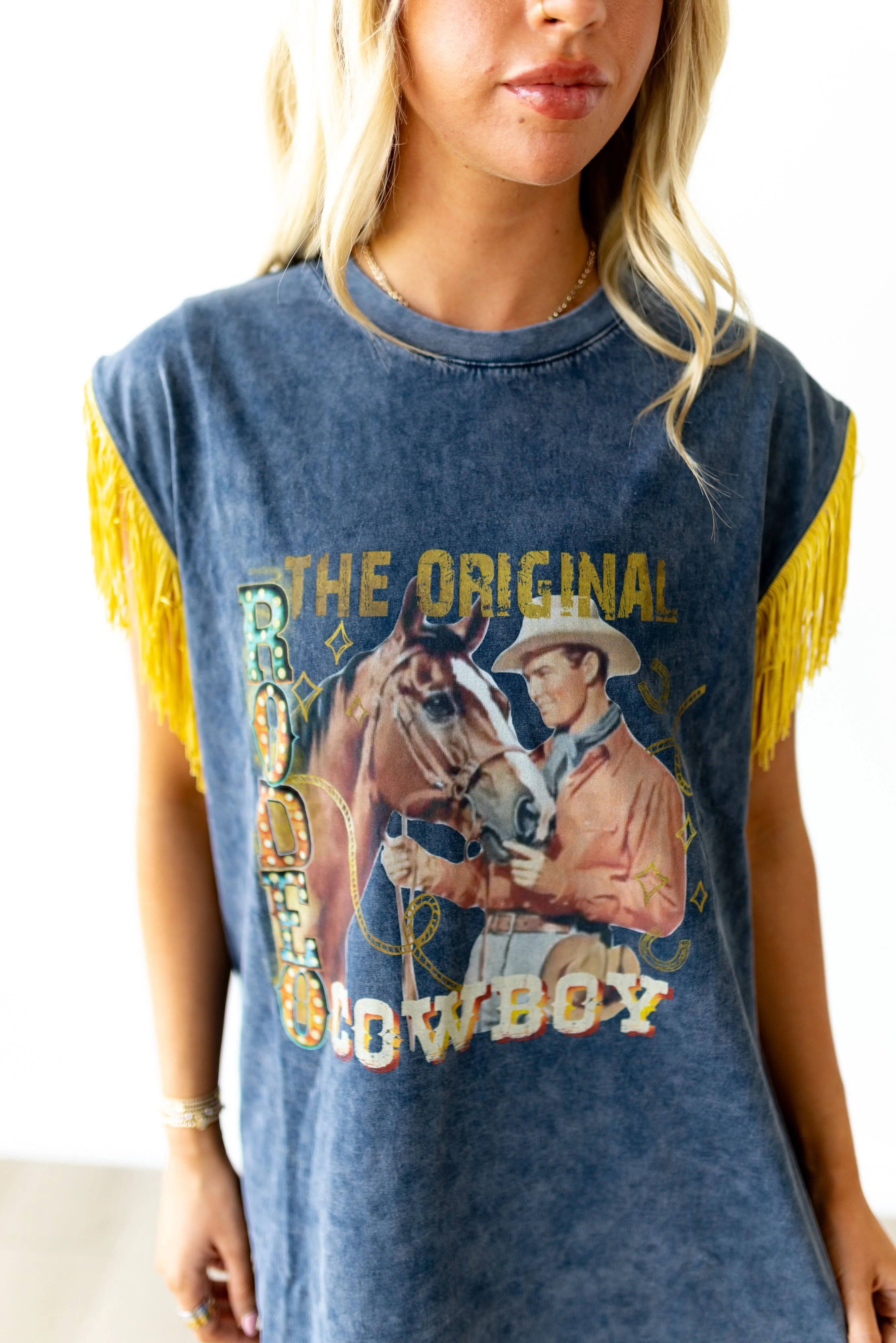 Original cowboy tassel dress