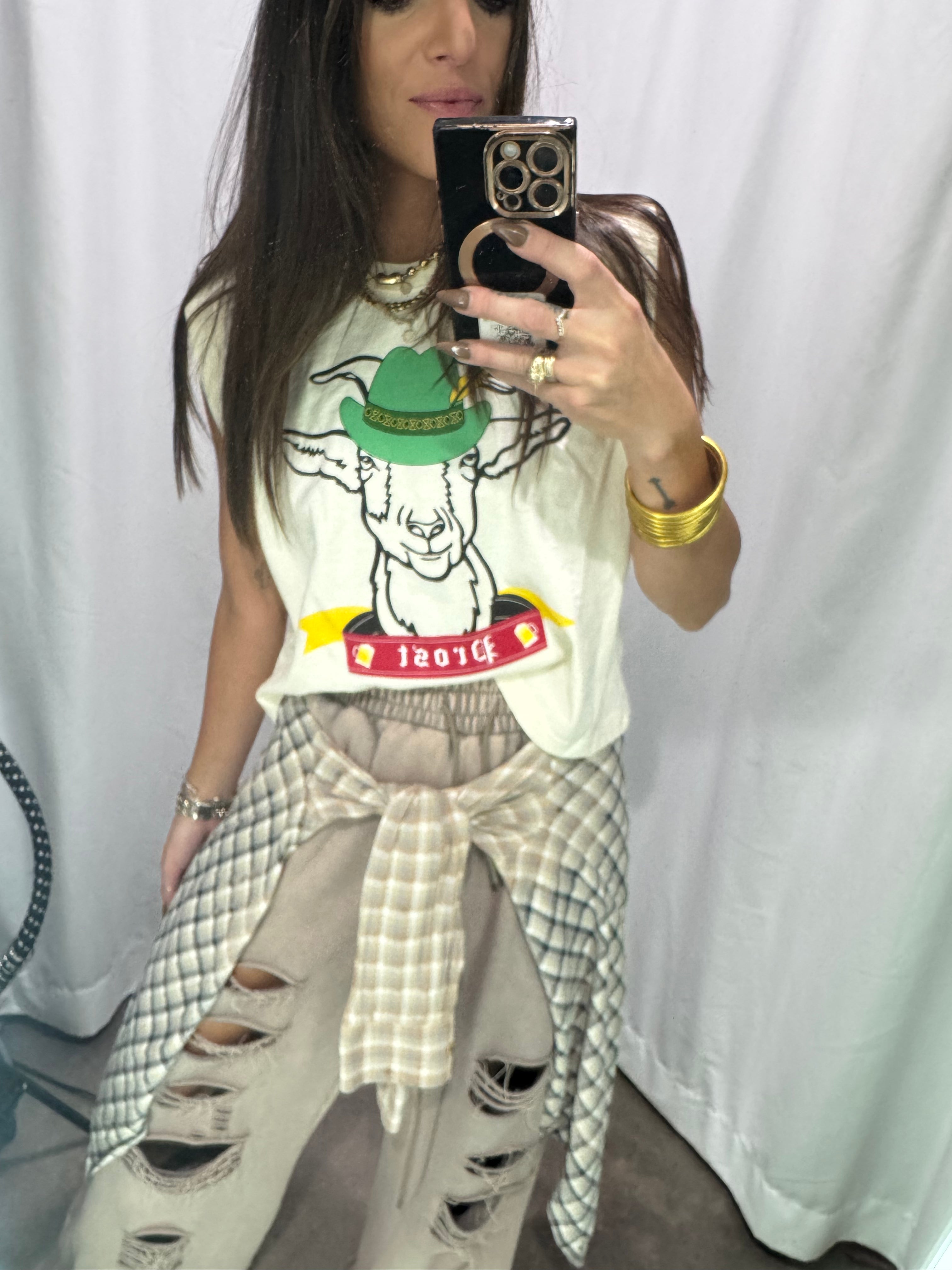 German Goat Boxy Tee