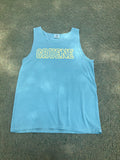 Turquoise & neon GRUENE tank