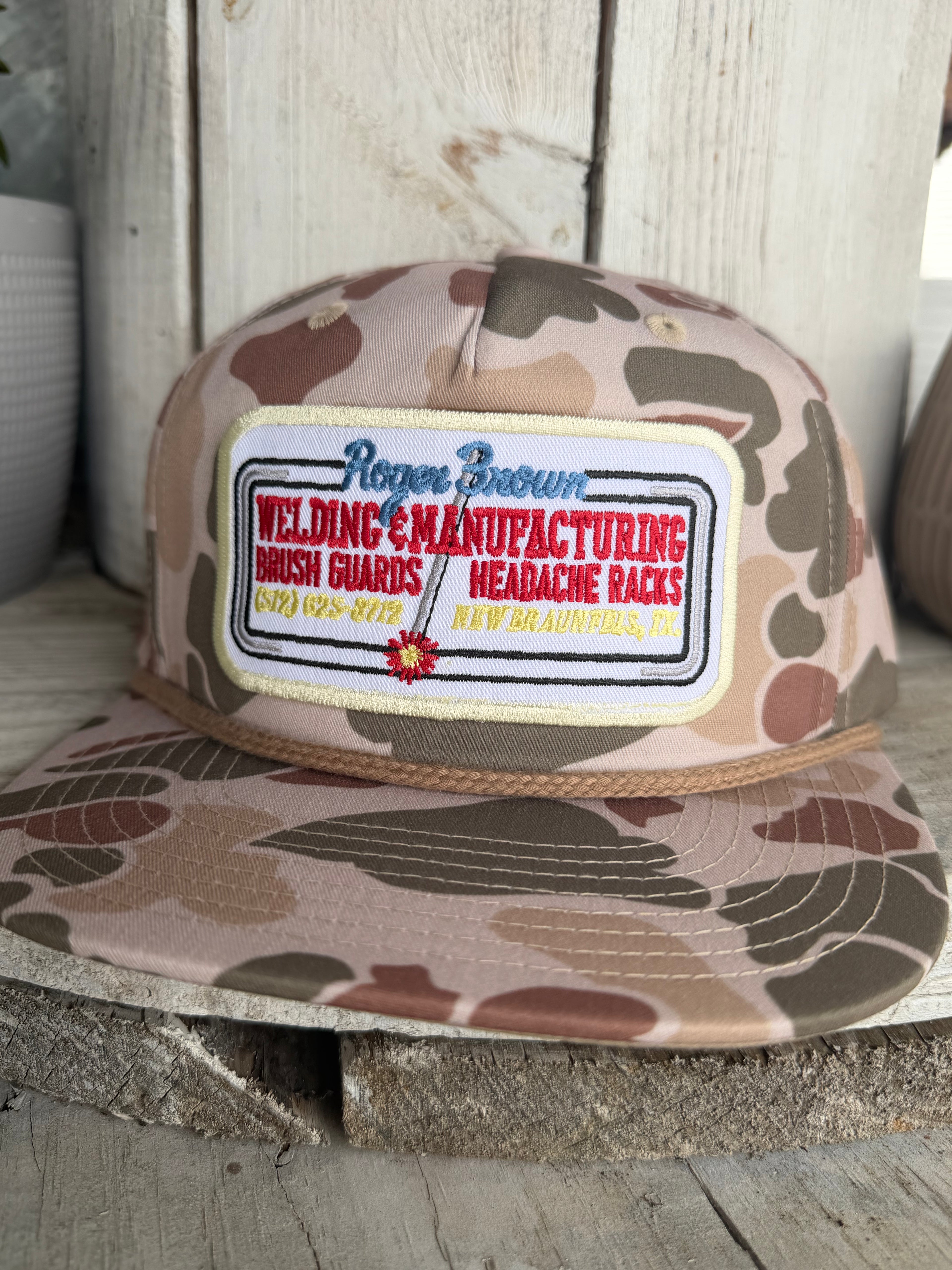Brown’s Welding patch hat
