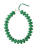 Bailey Chunky Beaded Necklace- Green