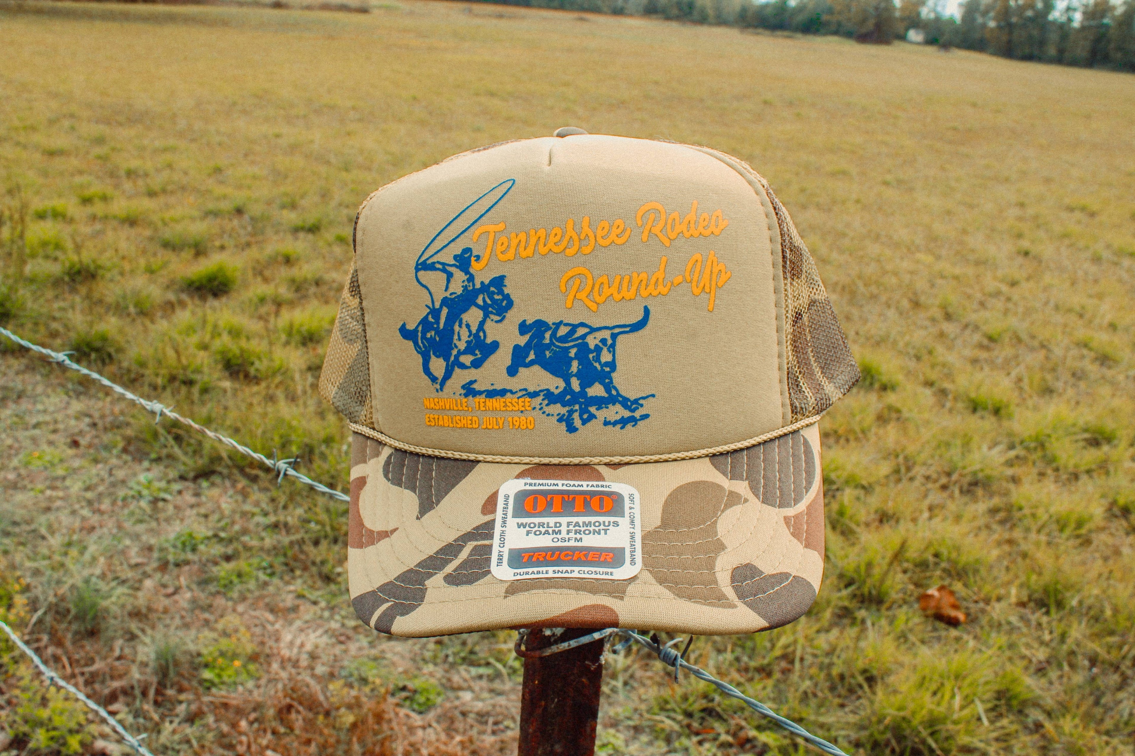 Tennessee Rodeo Round-Up, Western Trucker Hat