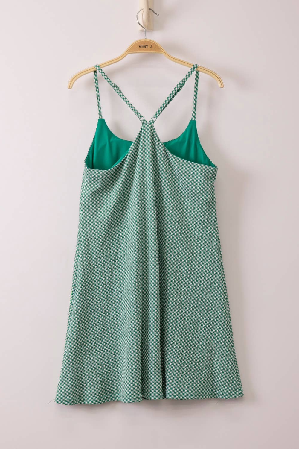 Checkered Activewear Tennis Dress