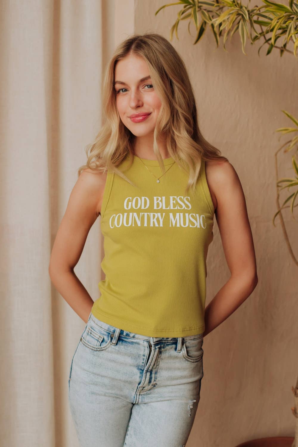 God Bless Country Music Tank Top