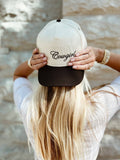 Champagne Cowgirl Embroidered Cap