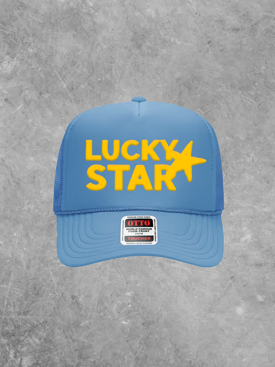 Lucky Star, Western Gold Puff Summer Trucker Hat