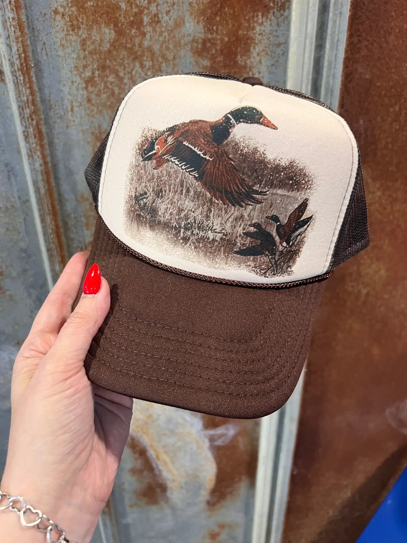 Retro Duck Trucker