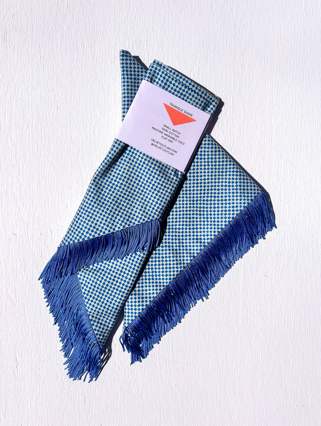 Stars & Checks Fringe Bandanas