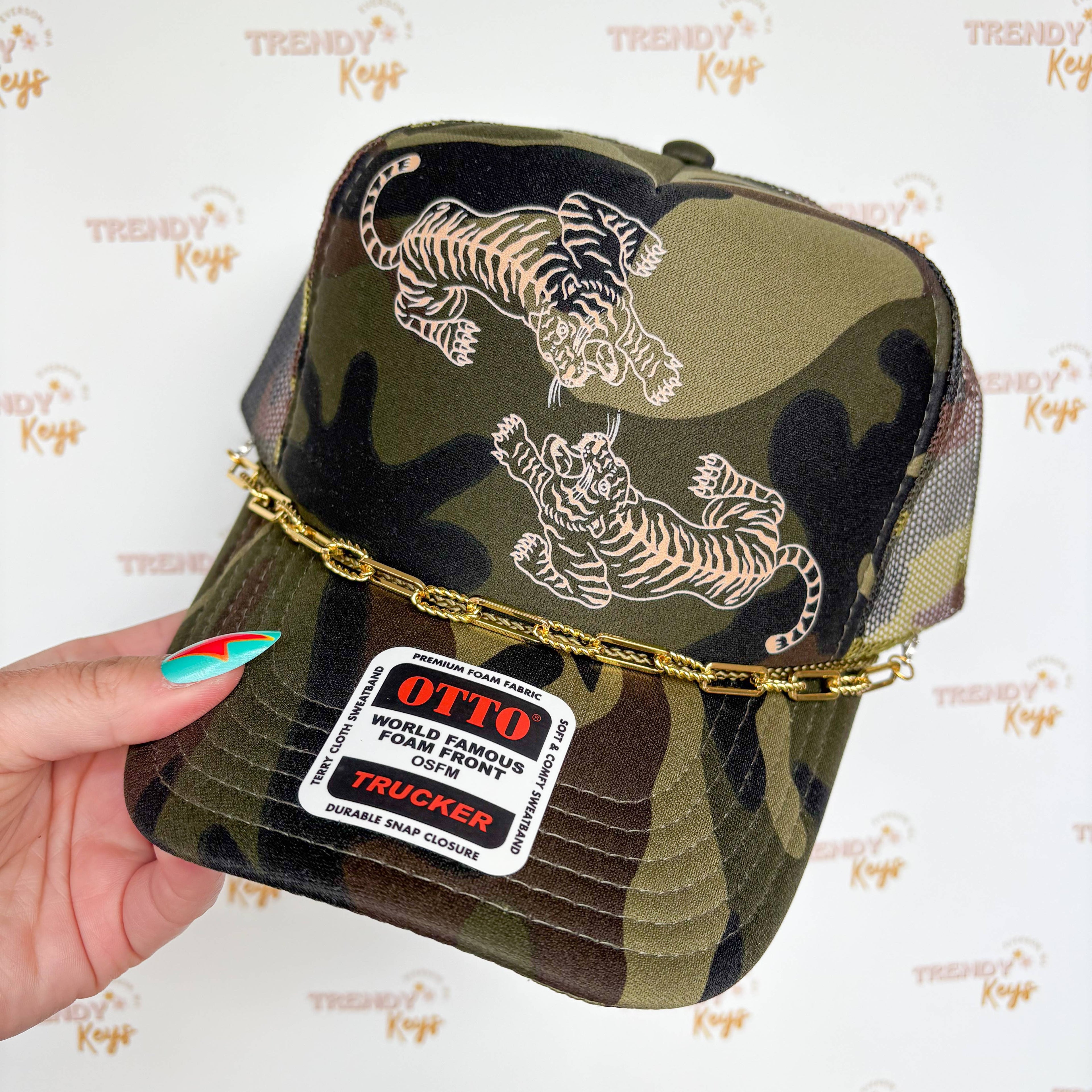 Twin Tiger Camo Trucker Hat