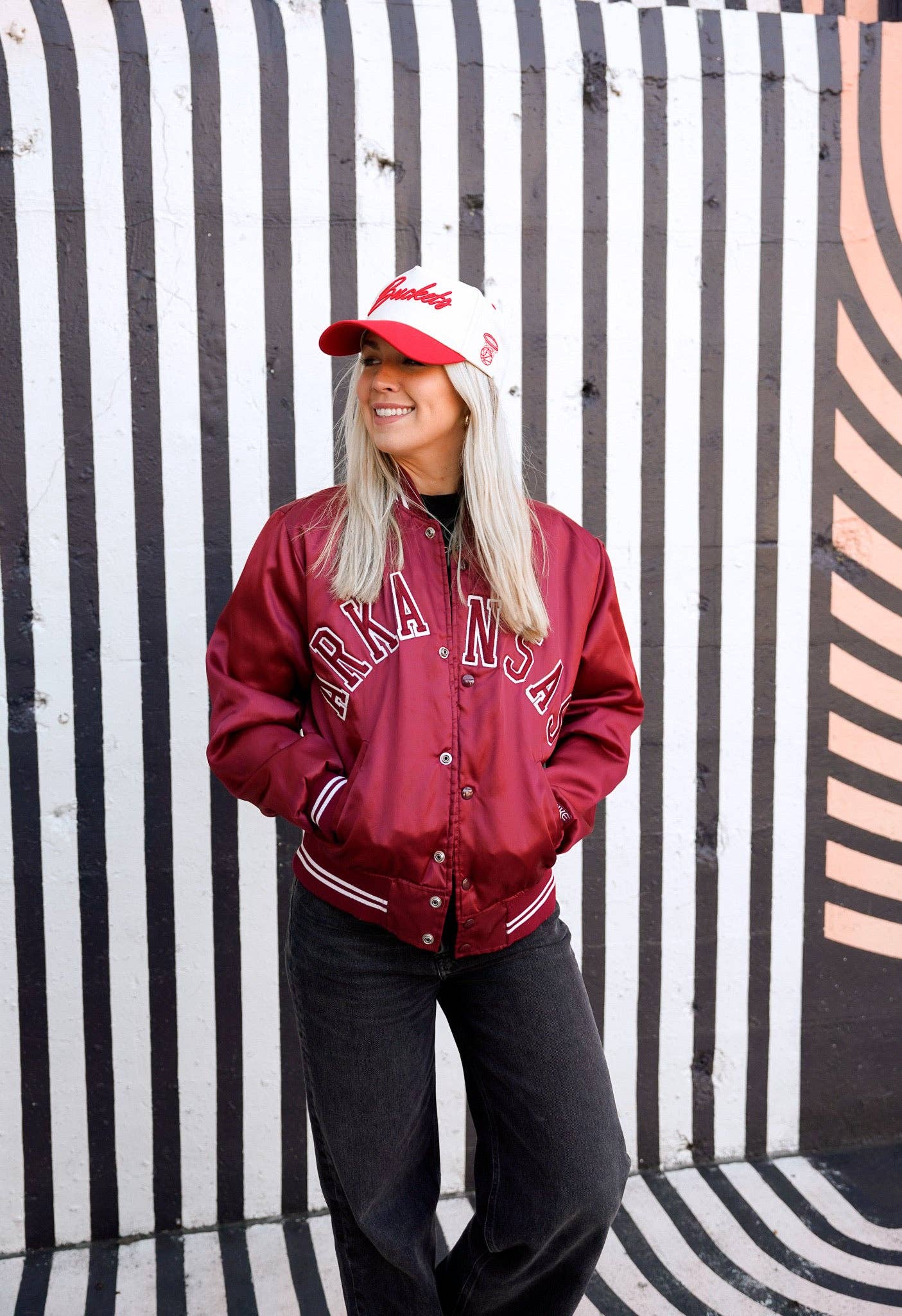 Buckets - Red Vintage Trucker Hat