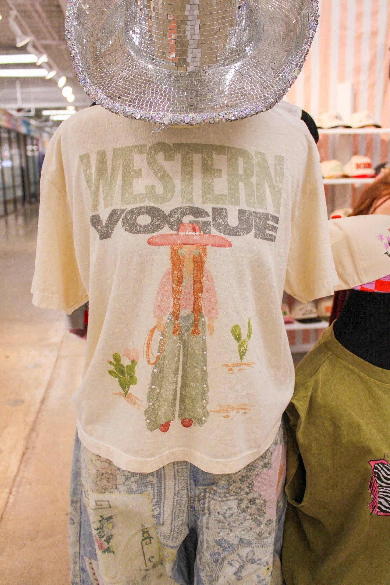 COWGIRL KAKI TEE
