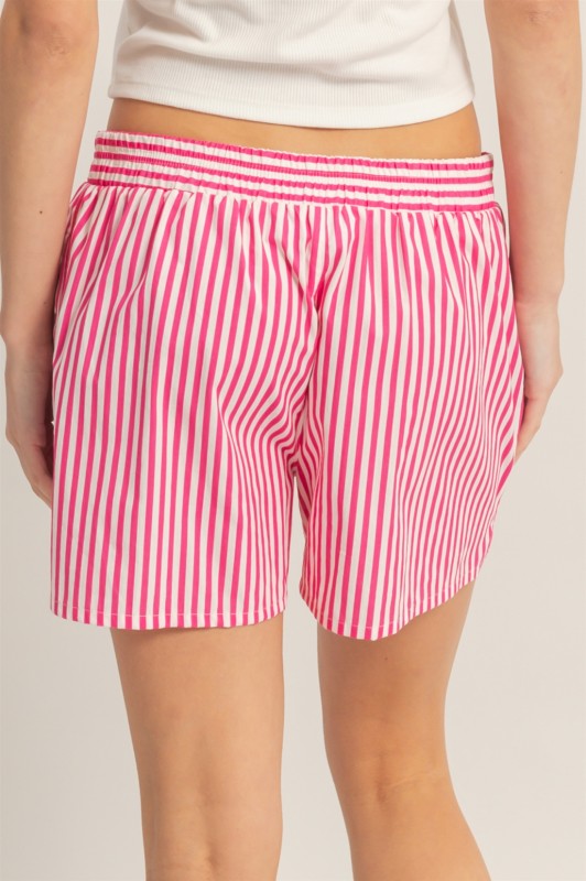 Striped boxer shorts