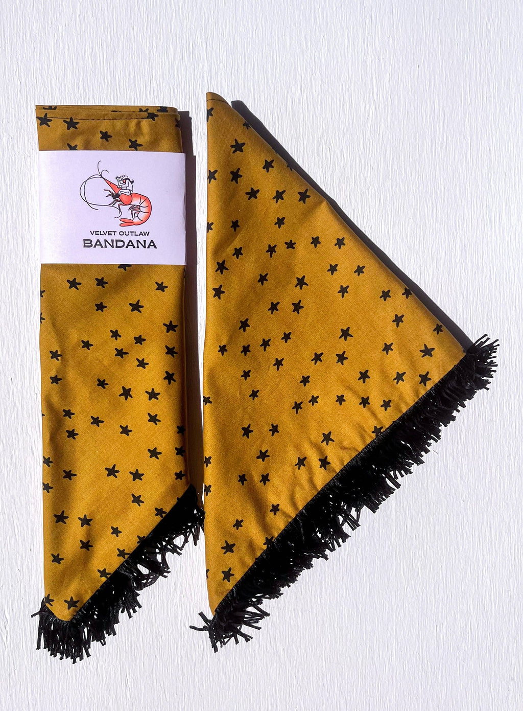 Stars & Checks Fringe Bandanas