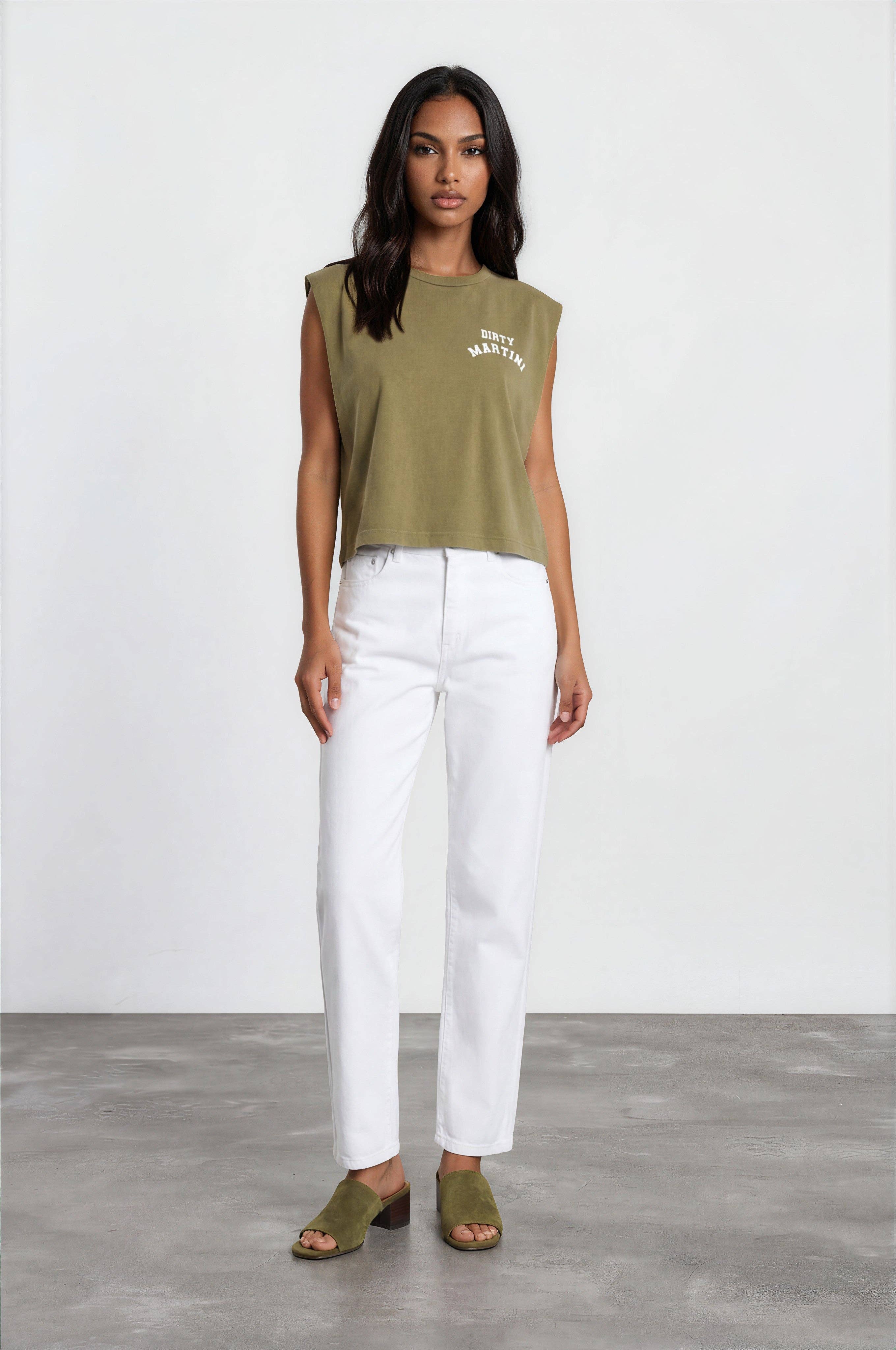 Boxy dirty martini tank