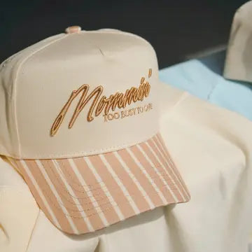 Striped mommin' hat