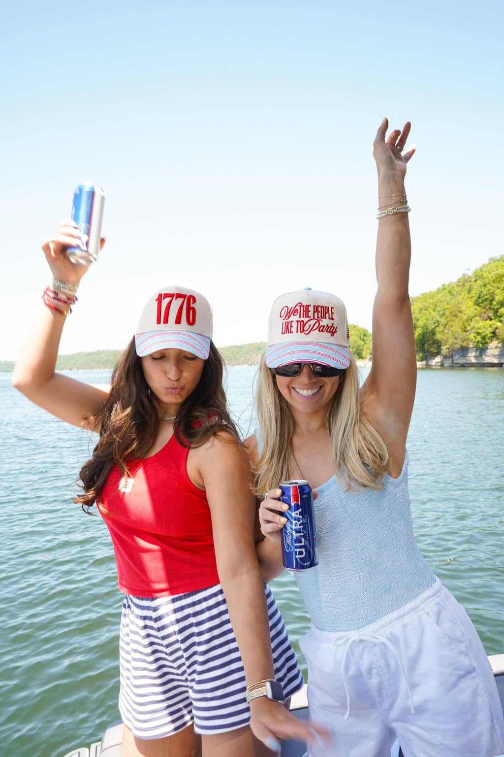 We the People like to Party - Americana Stripe Hat
