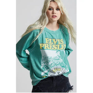 elvis burnout sweatshirt