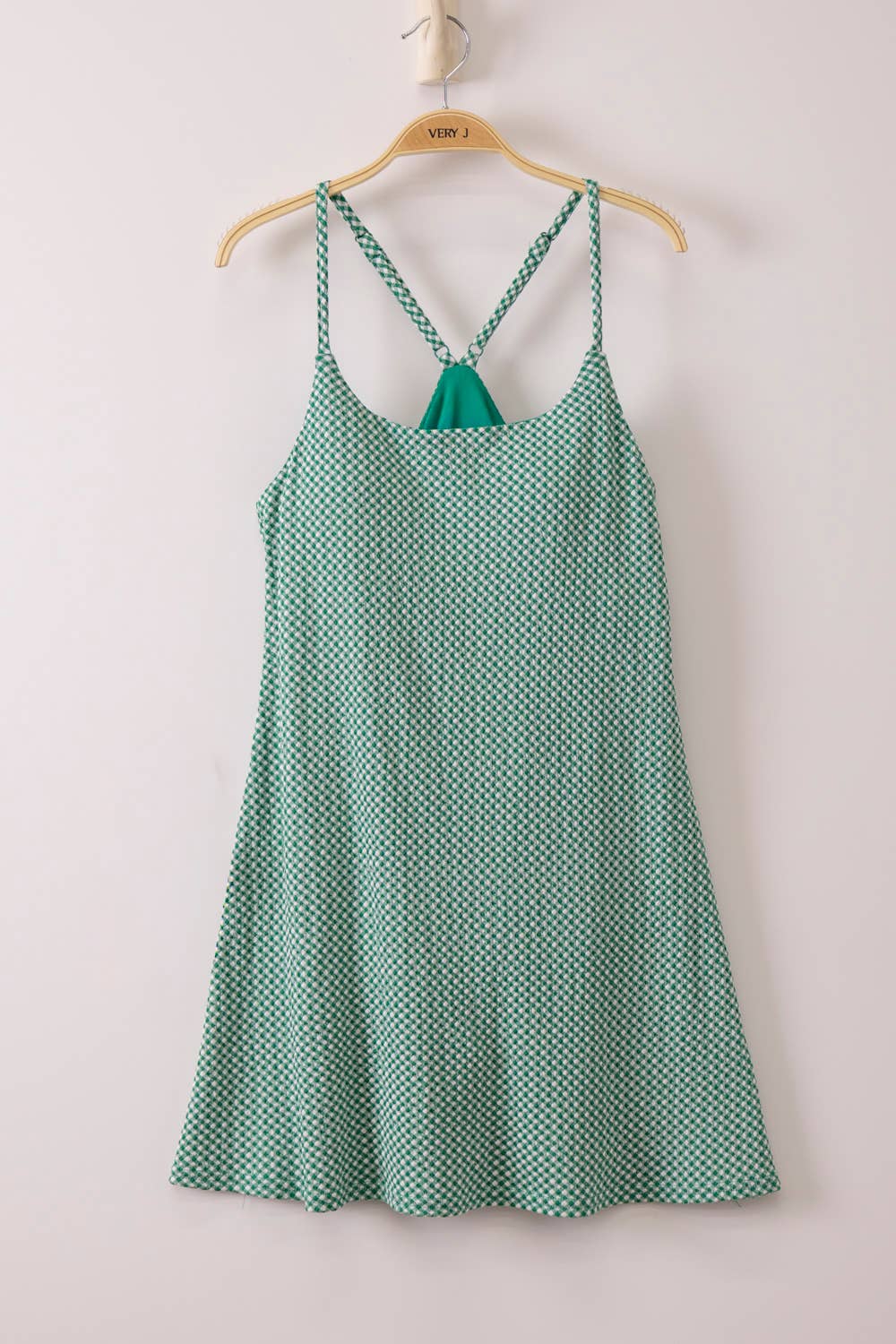 Checkered Activewear Tennis Dress