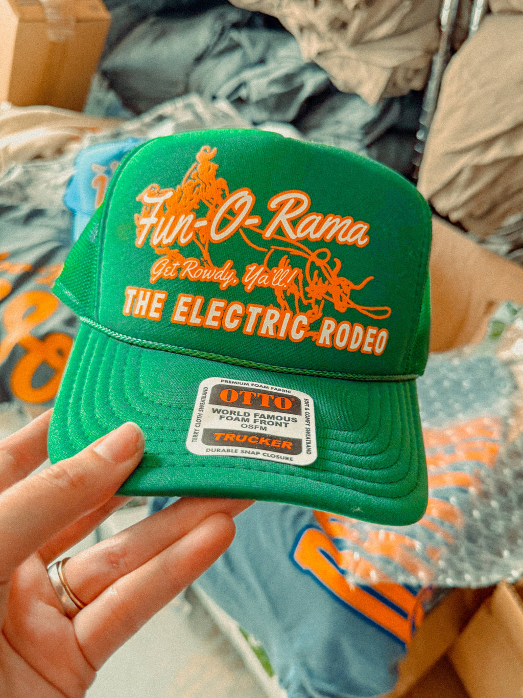 Fun-O-Rama Electric Rodeo, Western Trucker Hat