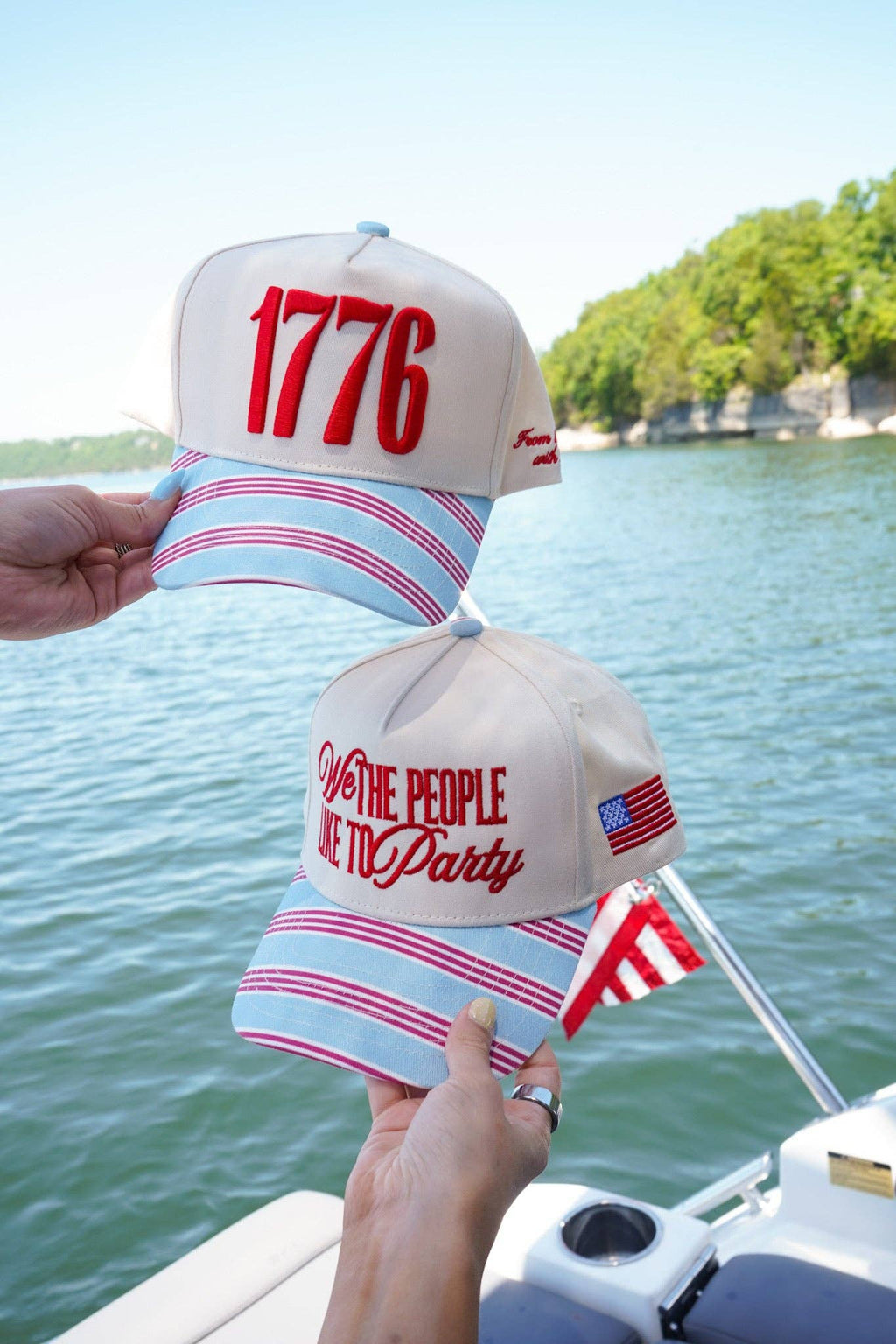 We the People like to Party - Americana Stripe Hat