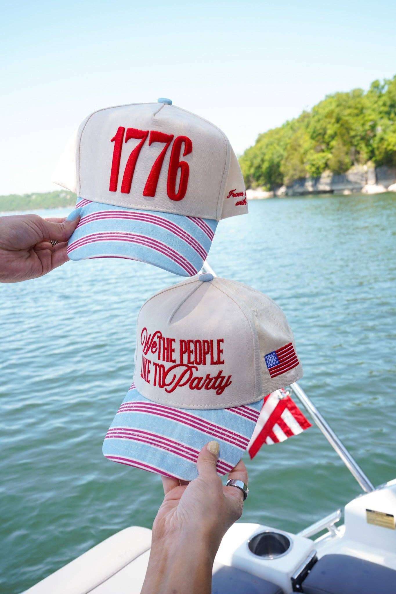 We the People like to Party - Americana Stripe Hat