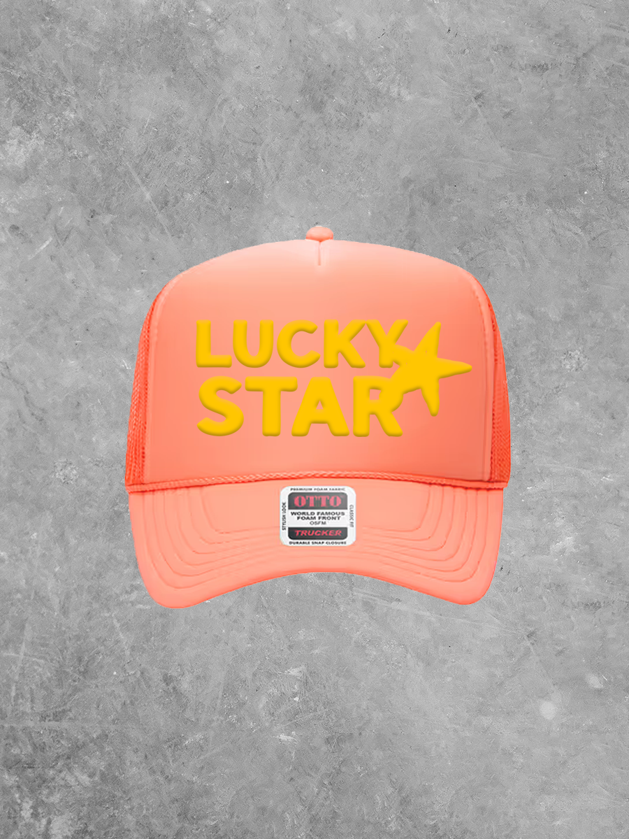 Lucky Star, Western Gold Puff Summer Trucker Hat