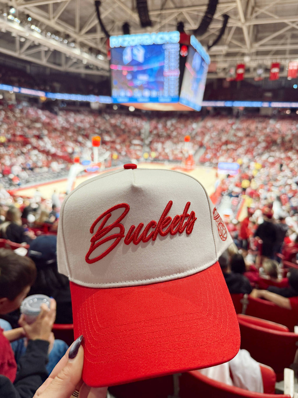 Buckets - Red Vintage Trucker Hat