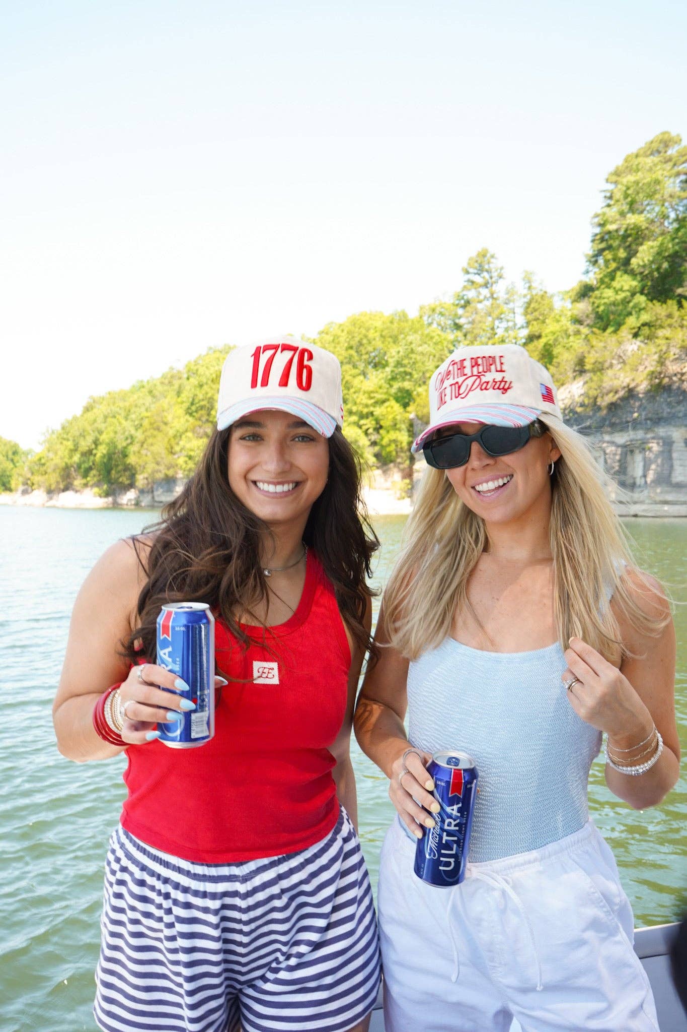 We the People like to Party - Americana Stripe Hat