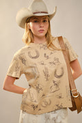 Western graphic tee
