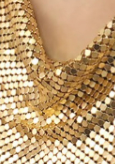 Chain Mail Bandana Scarf  Necklace