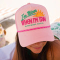 I'm nicer when I'm tan hat
