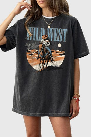 Western Oversized Graphic Tee