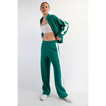 Retro stripe pants