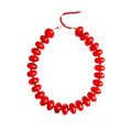 Bailey Chunky Beaded Necklace- Red