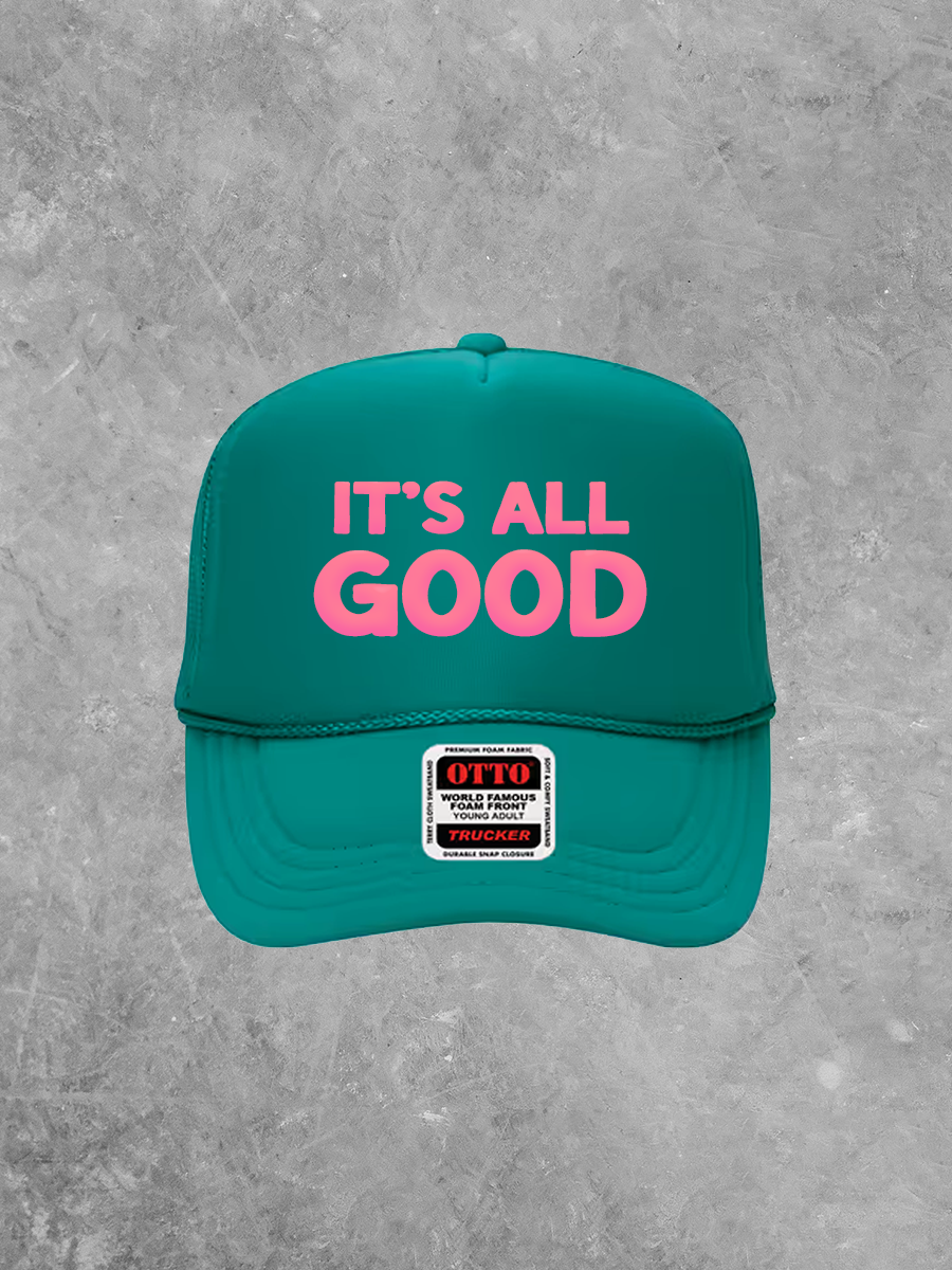 It's All Good, Pink Puff Summer Trucker Hat