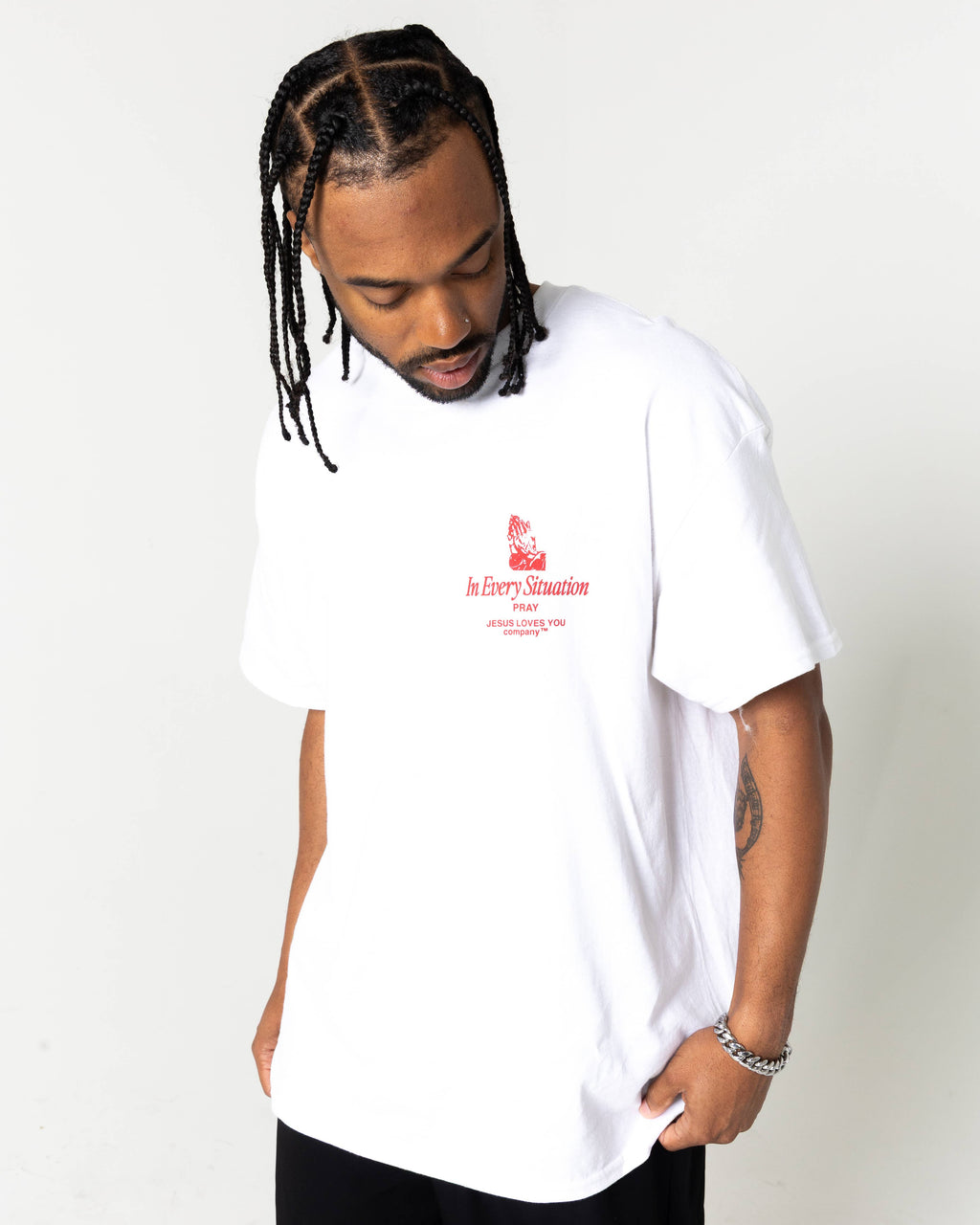 "In Every Situation - Pray." Tee