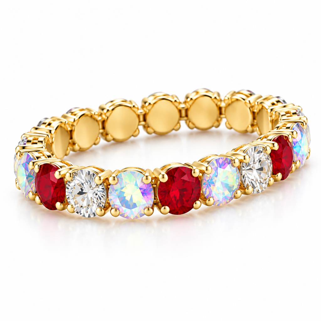 Red Game Day Bracelet