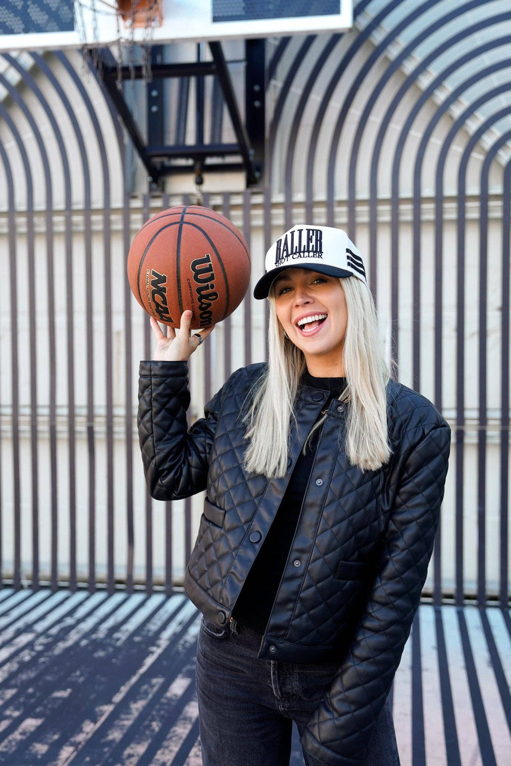 Baller - Black Vintage Trucker Hat