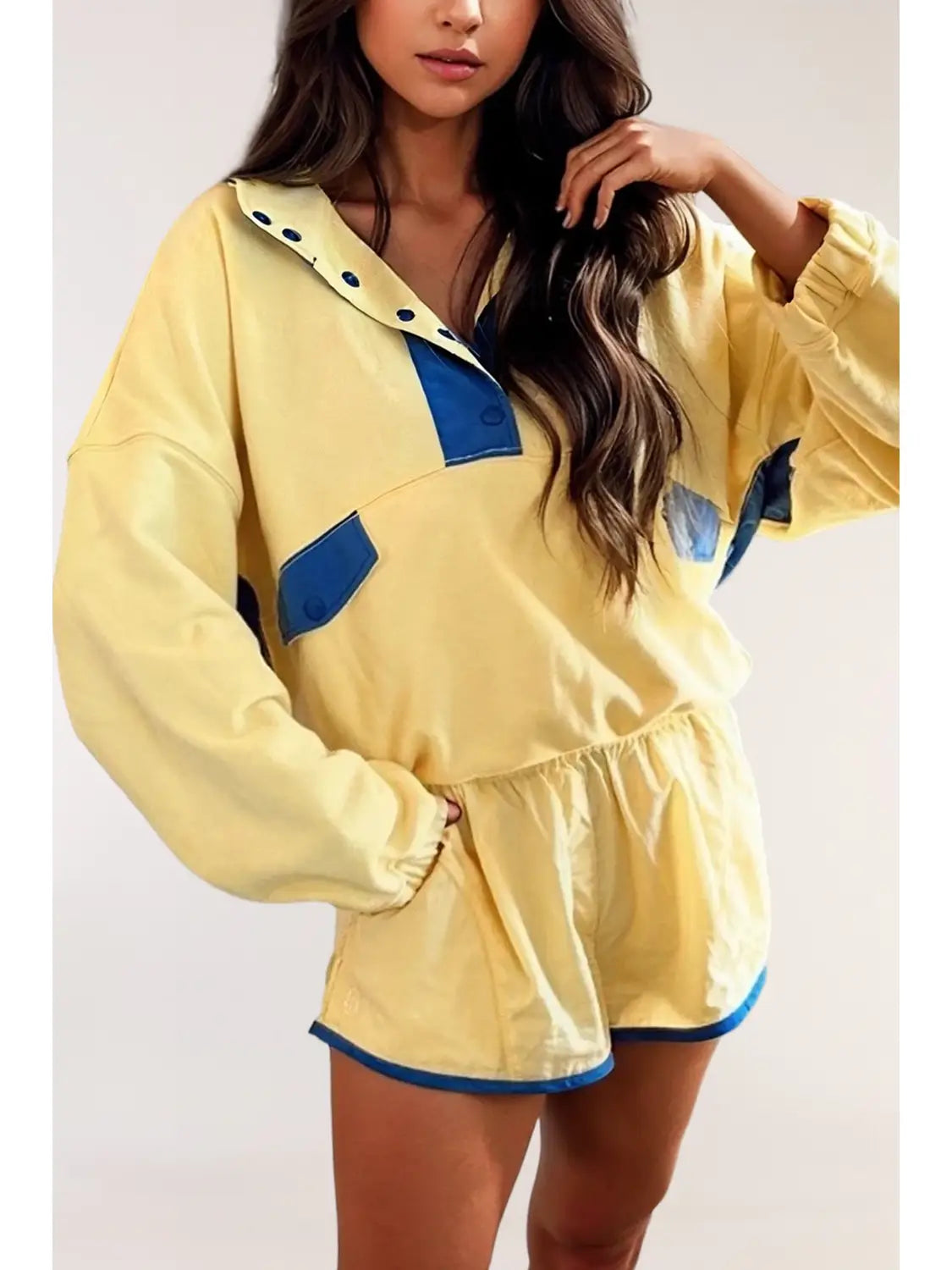 Yellow jacket/short set