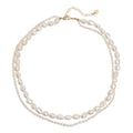 Double Pearl Necklace