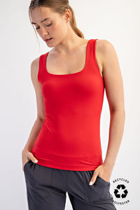 Square neck tank top