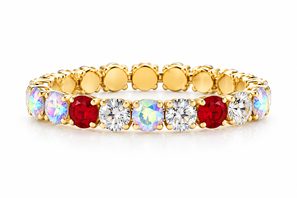Red Game Day Bracelet
