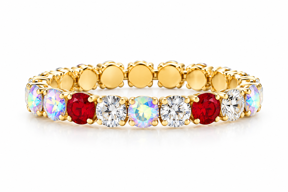 Red Game Day Bracelet