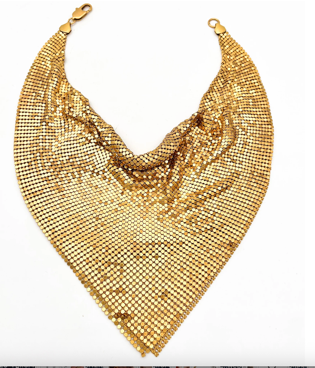 Chain Mail Bandana Scarf  Necklace